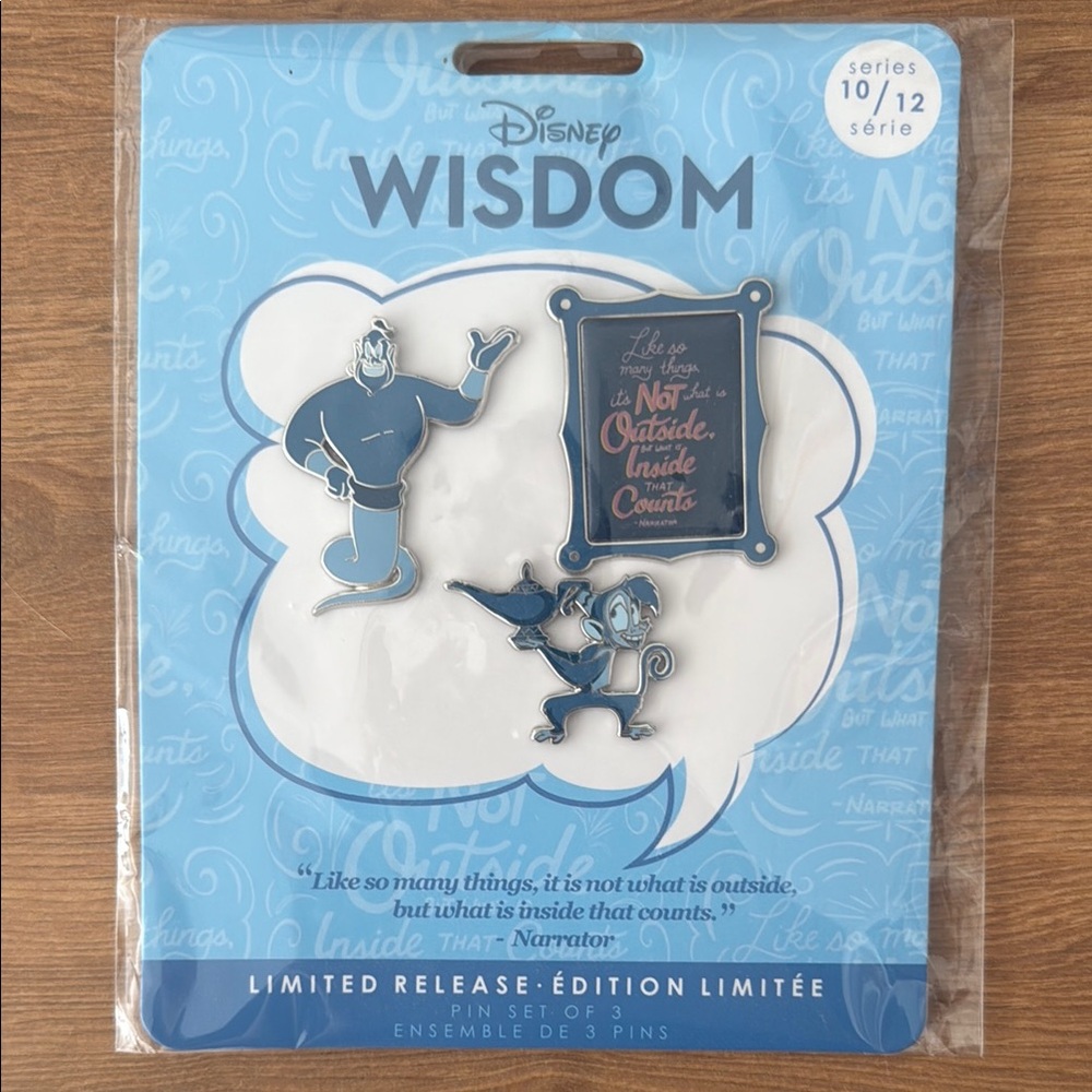 Disney Wisdom Blue Pin Set